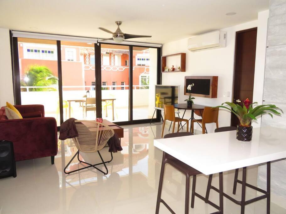 Elegant Apartment Well Located In The Hotel Zone Of แคนคูน ภายนอก รูปภาพ