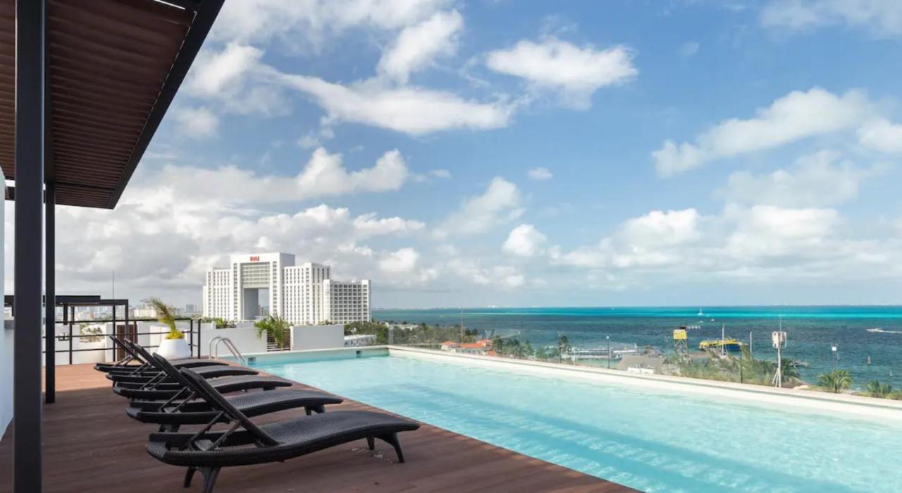 Elegant Apartment Well Located In The Hotel Zone Of แคนคูน ภายนอก รูปภาพ